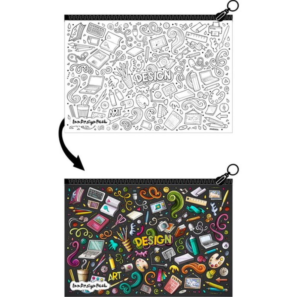 Inn Design Pack Boyanabilir Tek Gözlü Bez Kalem Kutusu 13X19 cm Design Kalemlik (Kalem Kutusu) Fiyatı