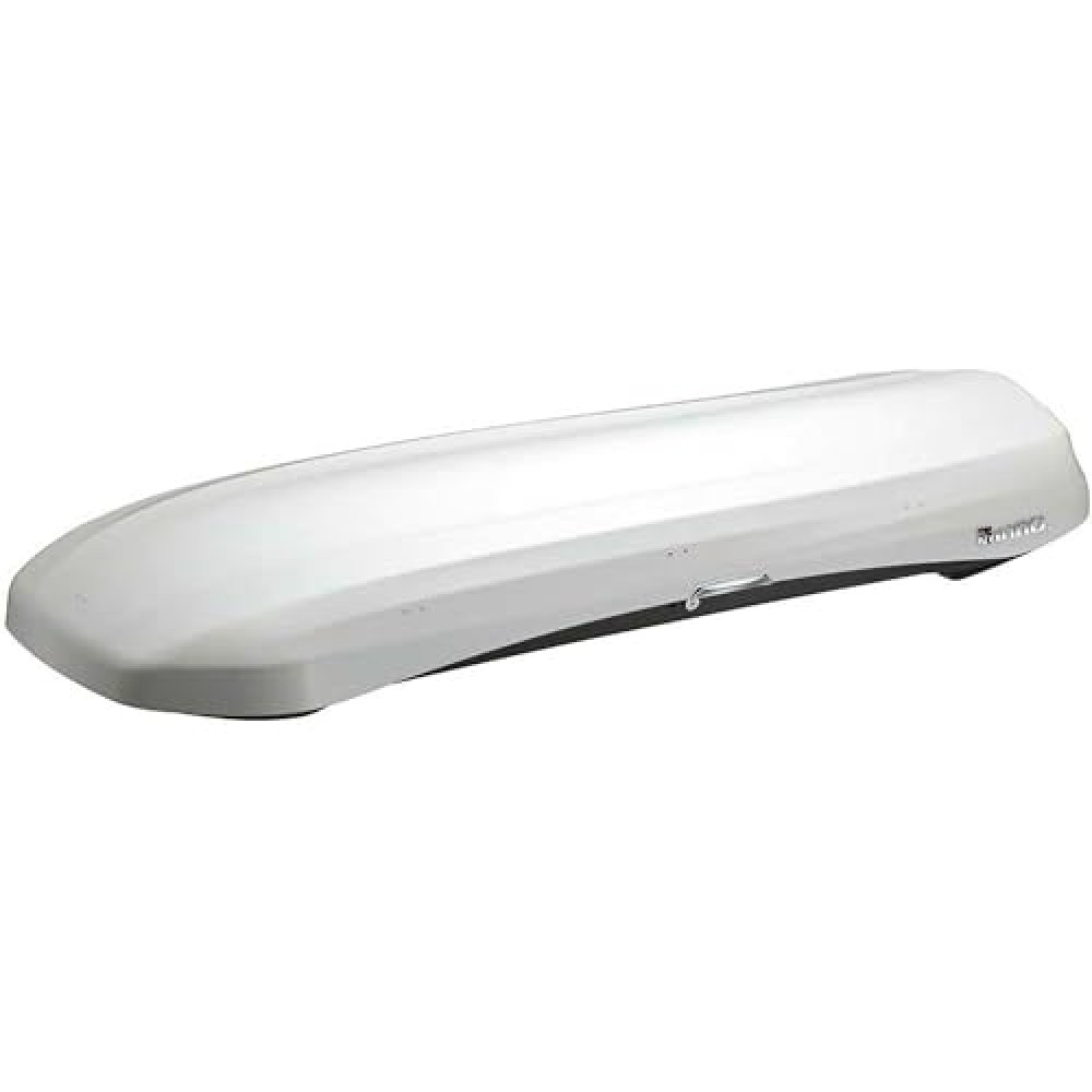INNO BRM660WH Wedge Cargo Box - 11 Cubic FT Holds 6-8 Skis or 4 Snowboards (Gloss White)