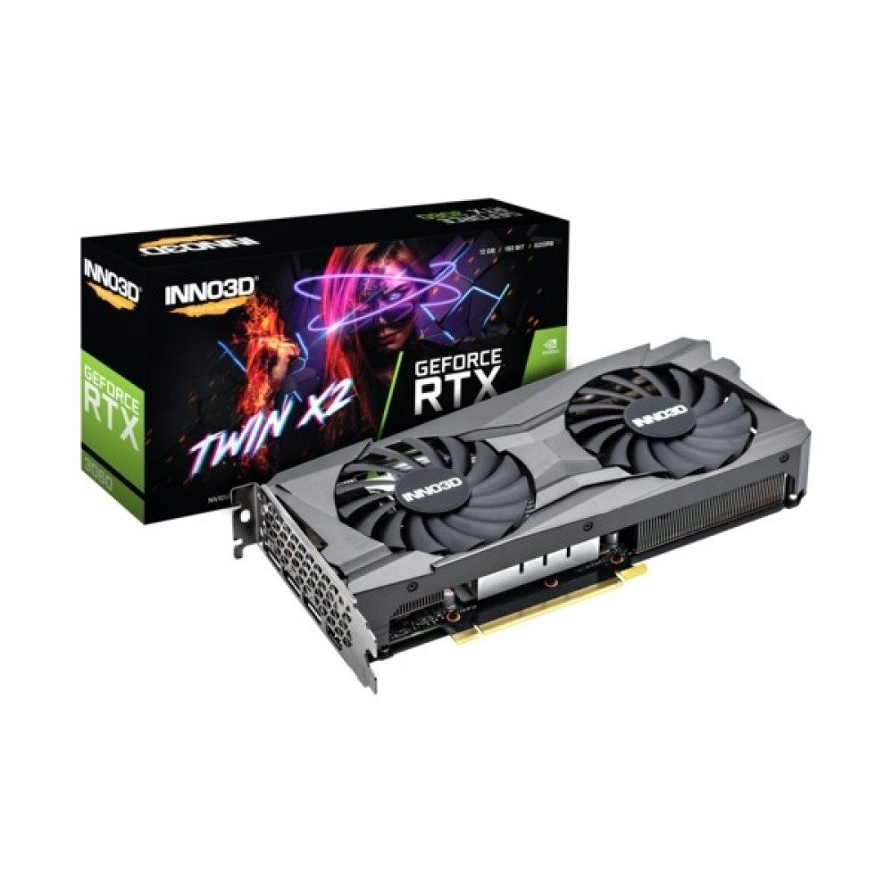 INNO3D Nvidia Geforce RTX3060 Twin X2 Lhr 12GB 192BIT DX12 Pcı-E 4.0 Gddr6 Ekran Kartı N30602-12D6-119032AH Ekran Kartları Fiyatı