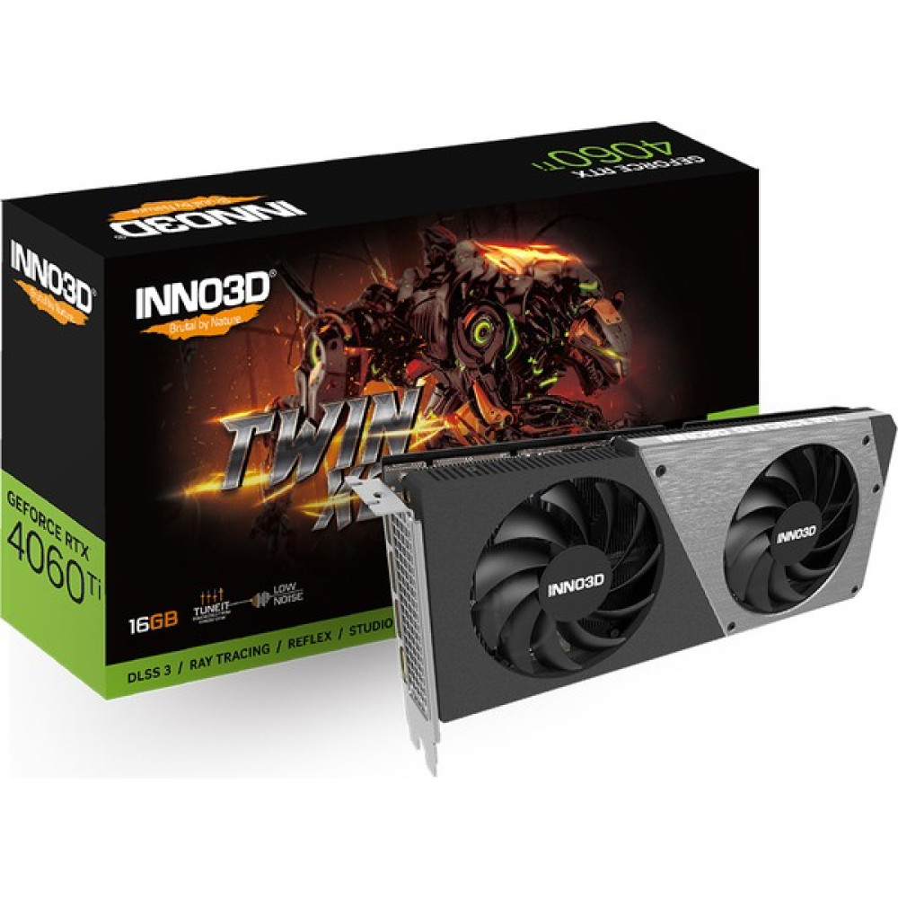 INNO3D Nvidia Geforce RTX4060TI Twin X2 16GB 128BIT Gddr6 Ekran Kartı (N406T2-16D6-178055N) Ekran Kartları Fiyatı