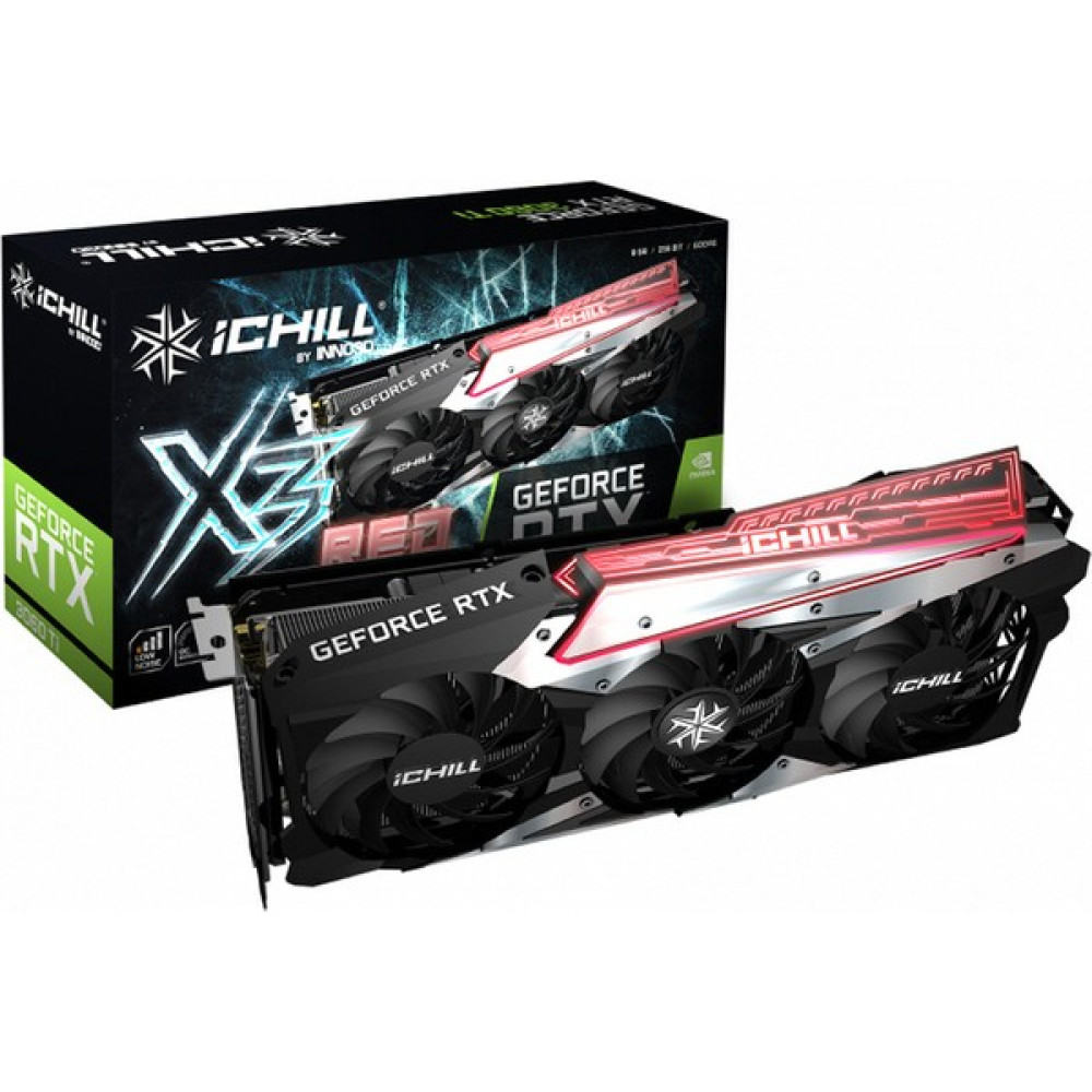 INNO3D RTX3060TI Ichıll X3 Red 8gb 256BIT Gddr6 - Lhr (C306T3-08D6X-1671VA39H) Ekran Kartları Fiyatı