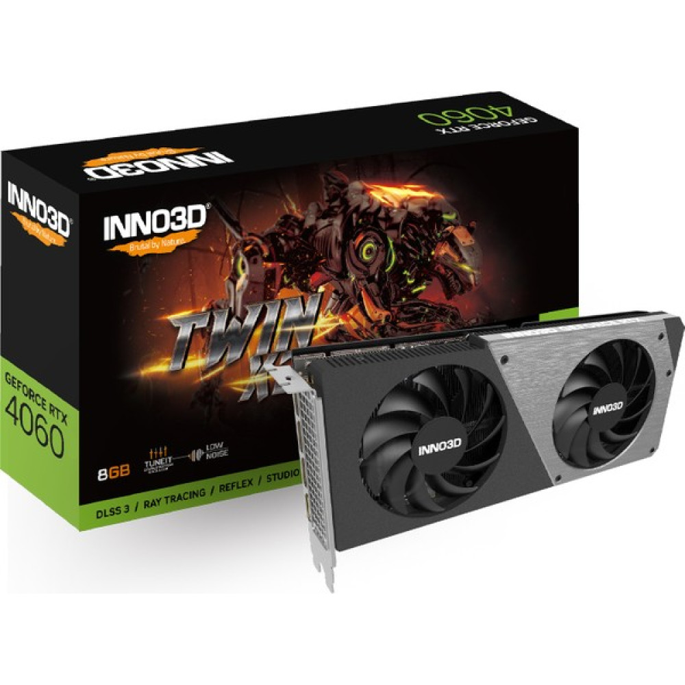 INNO3D RTX4060 Twin X2 8gb 128BIT Gddr6 3x Dp-1xhdmı Oyuncu Ekran Kartı Ekran Kartları Fiyatı