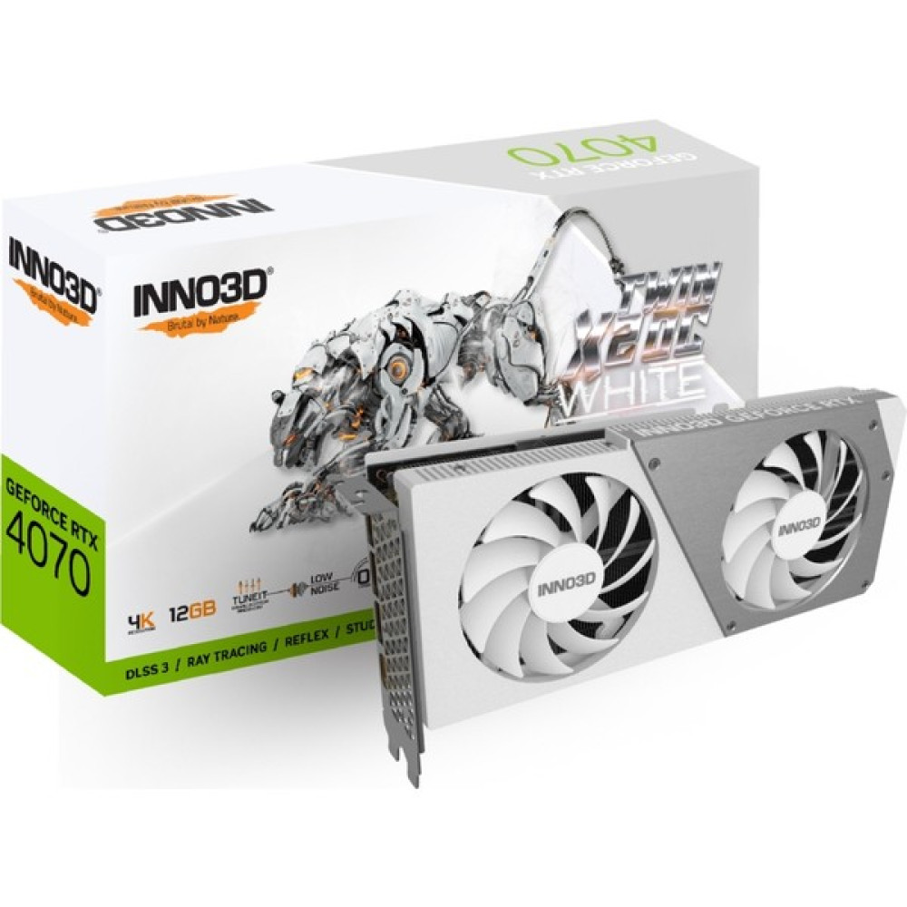 INNO3D RTX4070 Twin X2 Oc White 12GB 192BIT GDDR6X (N40702-126XX-185252W) Ekran Kartları Fiyatı