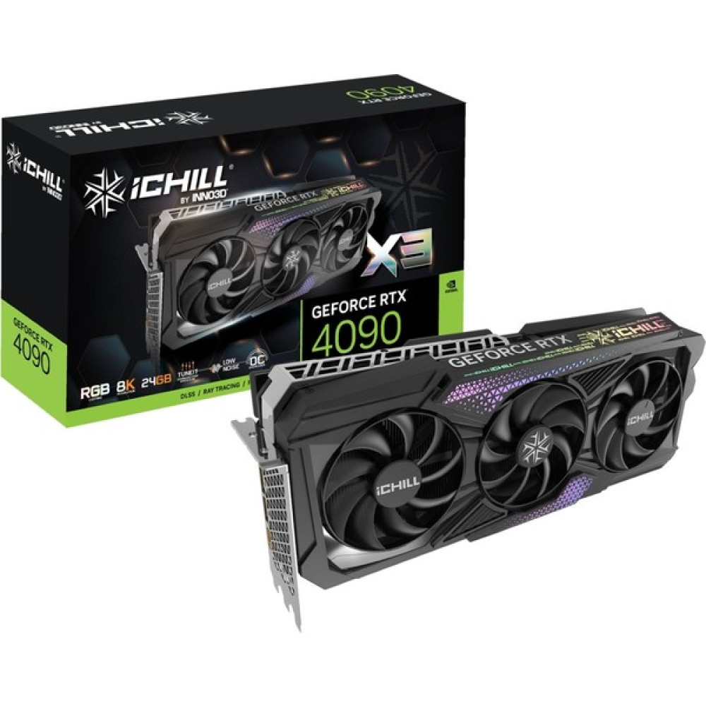 INNO3D RTX4090 Ichıll X3 24GB 384BIT GDDR6X (C40903-246XX-1833VA47) Ekran Kartları Fiyatı