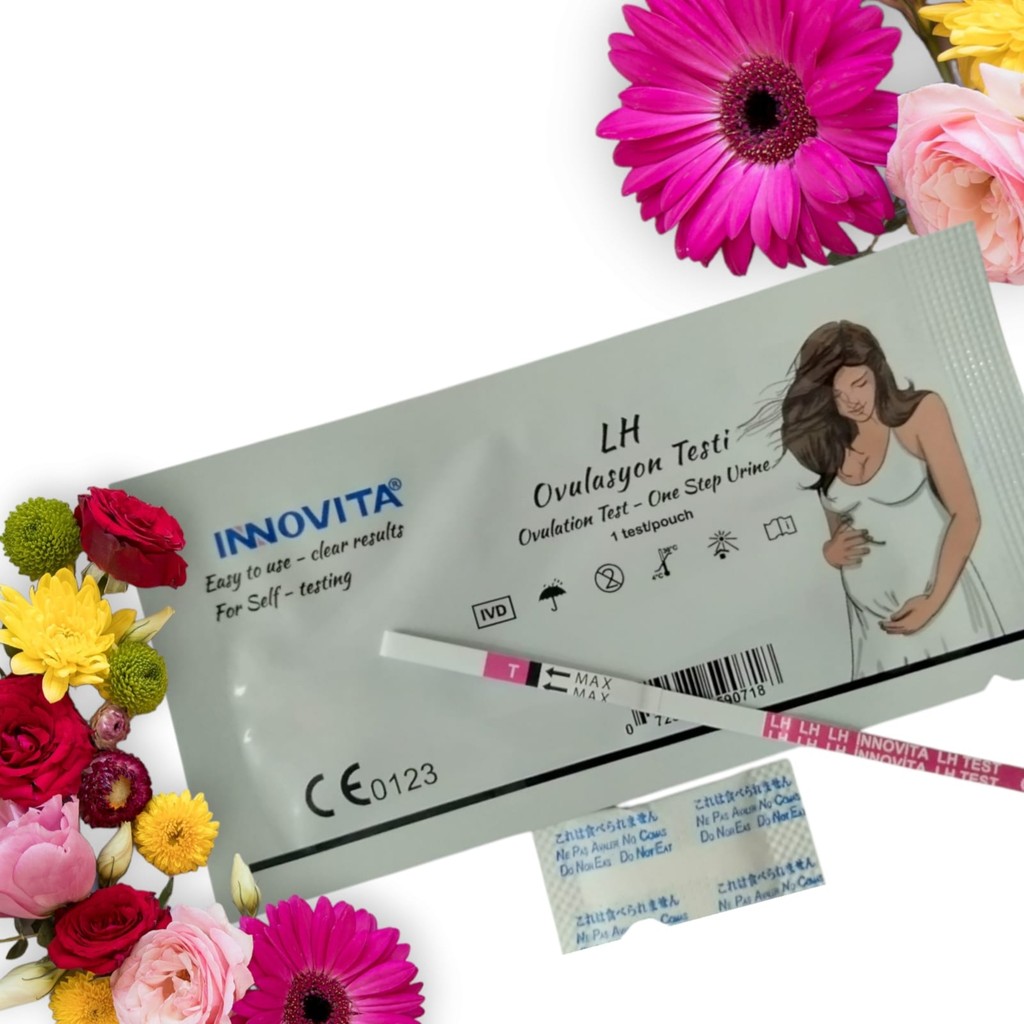 Innovita 30 Adet Ovulasyon Testi + 2 Adet Hamilelik Testi Kolay Kullanım ve Hızlı Sonuç Diğer Fiyatı