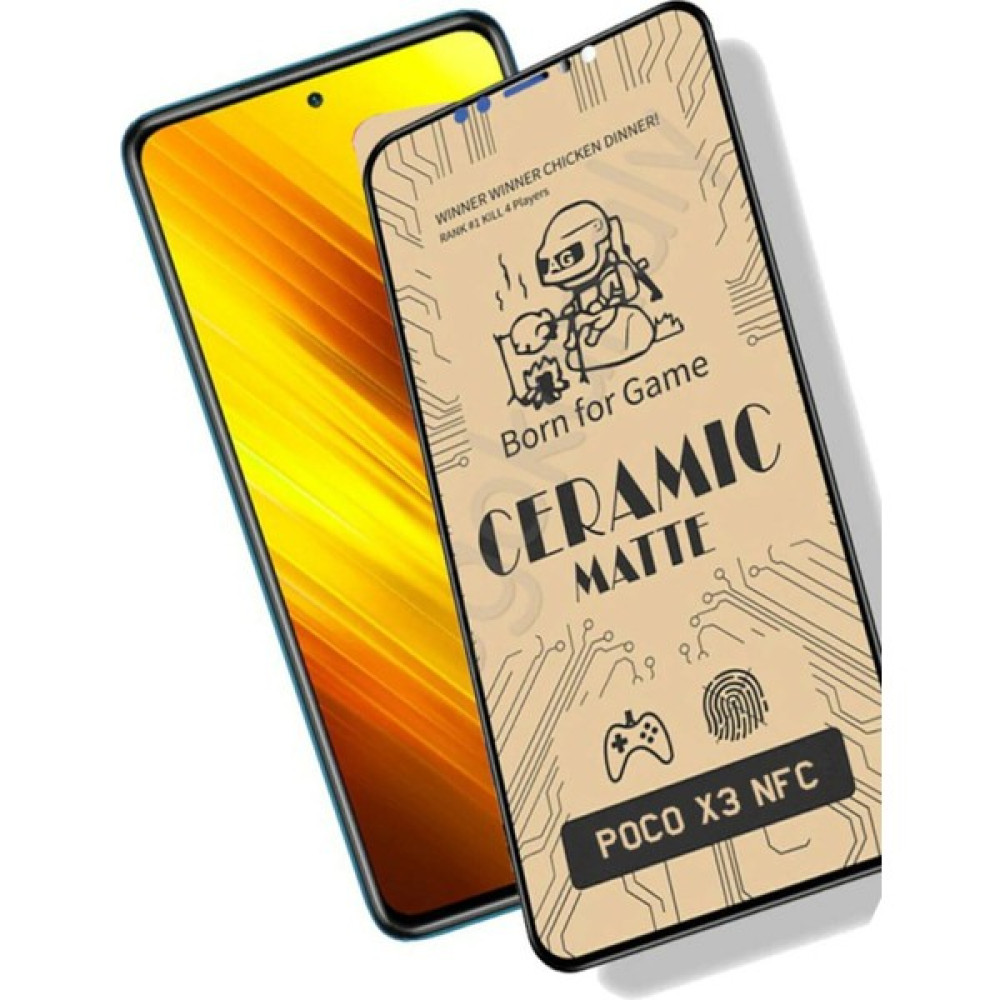 Inoomi Xiaomi Poco X3 / X3 Pro Nfc 9d Mat Tam Kaplayan Seramik Nano Cam - -- Cep Telefonu Ekran Koruyucusu Fiyatı