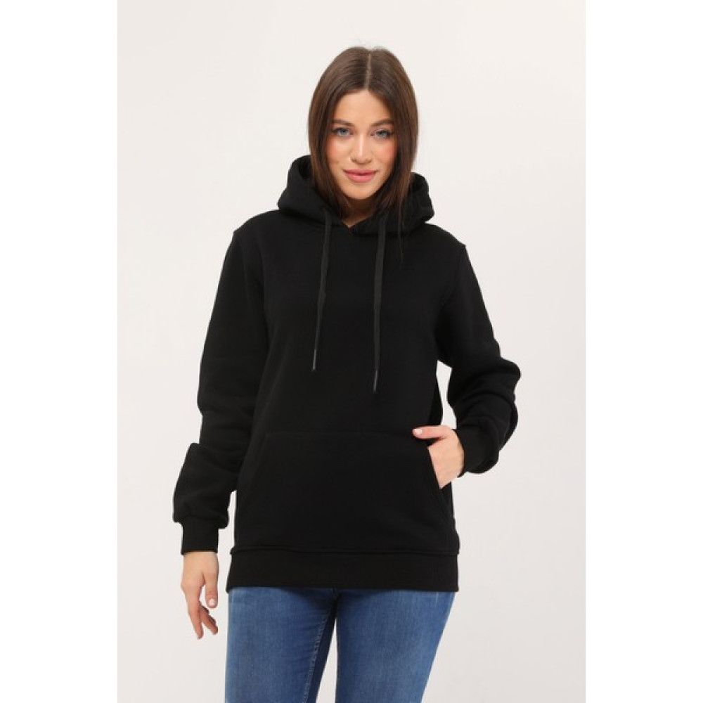 İnotex Kadın Kapüşonlu Siyah Sweatshirt Hoodie Bayan Sweatshirt Fiyatı