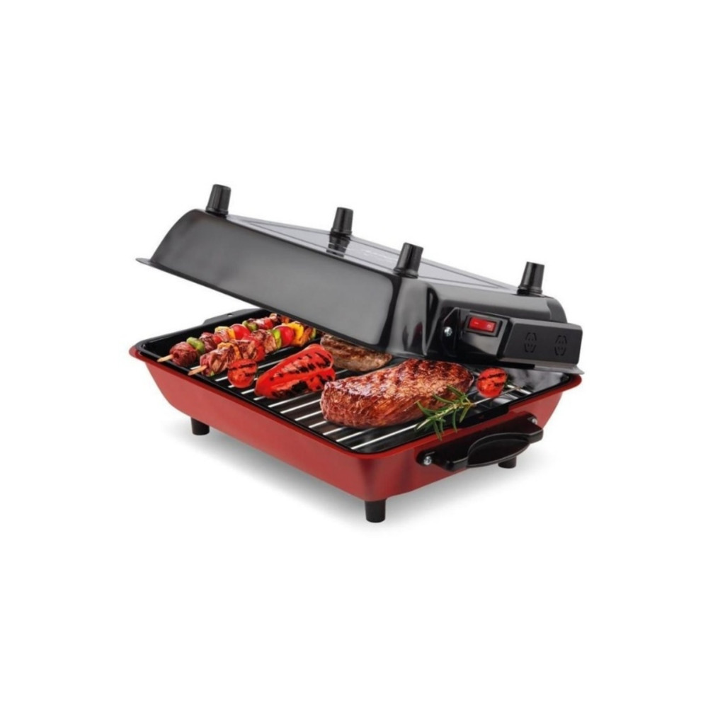 İnova Büyük Boy 40x30 Cm Elektrikli Izgara Barbekü Mangal Kebapçı Balıkçı Emaye Gövdeli + Emaye Teps Elektrikli Izgara-Barbeküler Fiyatı
