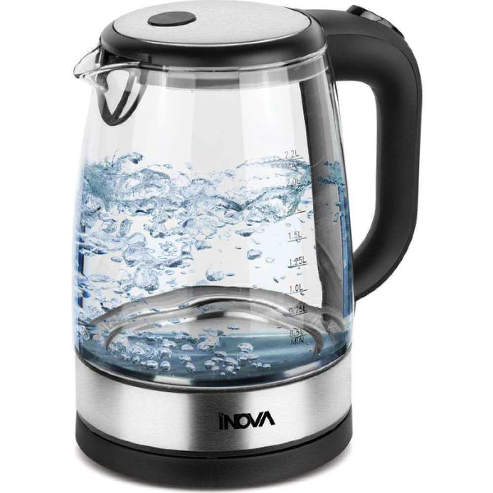 Inova Trend IK-7100 2.2 Litre Cam Işıklı Kettle - Siyah Su Isıtıcıları / Kettle Fiyatı
