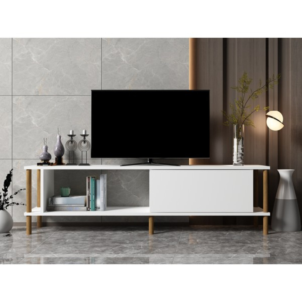 İnovasyon Mobilya Paris Tv Ünitesi Beyaz Tv Ünitesi / Sehpası Fiyatı