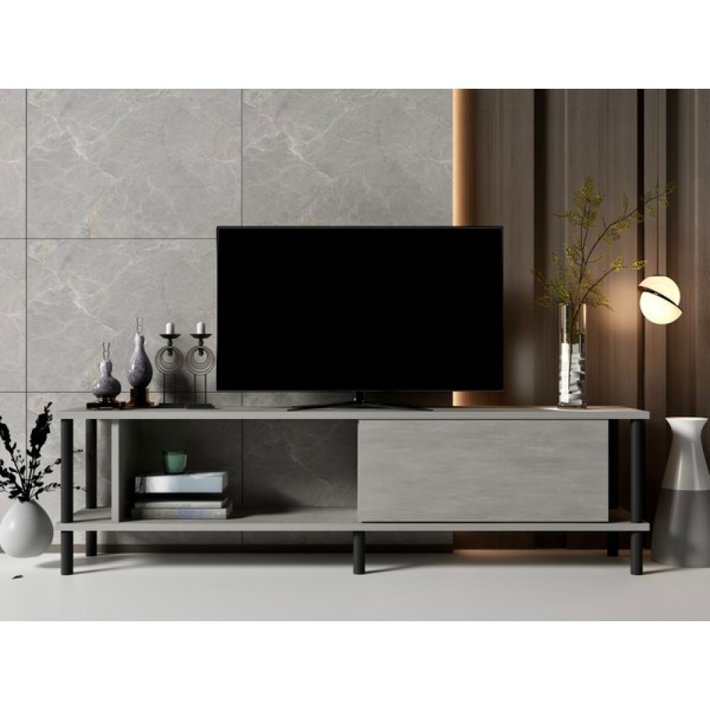 İnovasyon Mobilya Paris Tv Ünitesi Retro Gümüş 150CM Tv Ünitesi / Sehpası Fiyatı