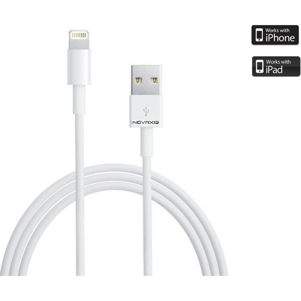 Inovaxis Güvenlik Etiketli Lightning Data ve Şarj Kablosu (iPhone Uyumlu 5s / 6s/ 7 / Plus / iPad) Cep Telefonu Kablosu Fiyatı