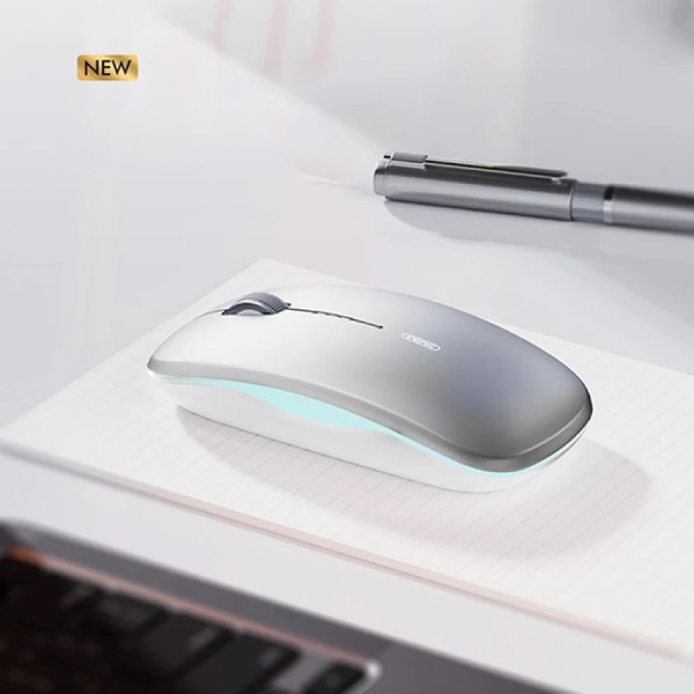 Inphic M5 Kablosuz Fare, Şarj Edilebilir Sessiz Kullanım 2.4g Işıklı USB Mouse - Gümüş Klavye - Mouse Fiyatı