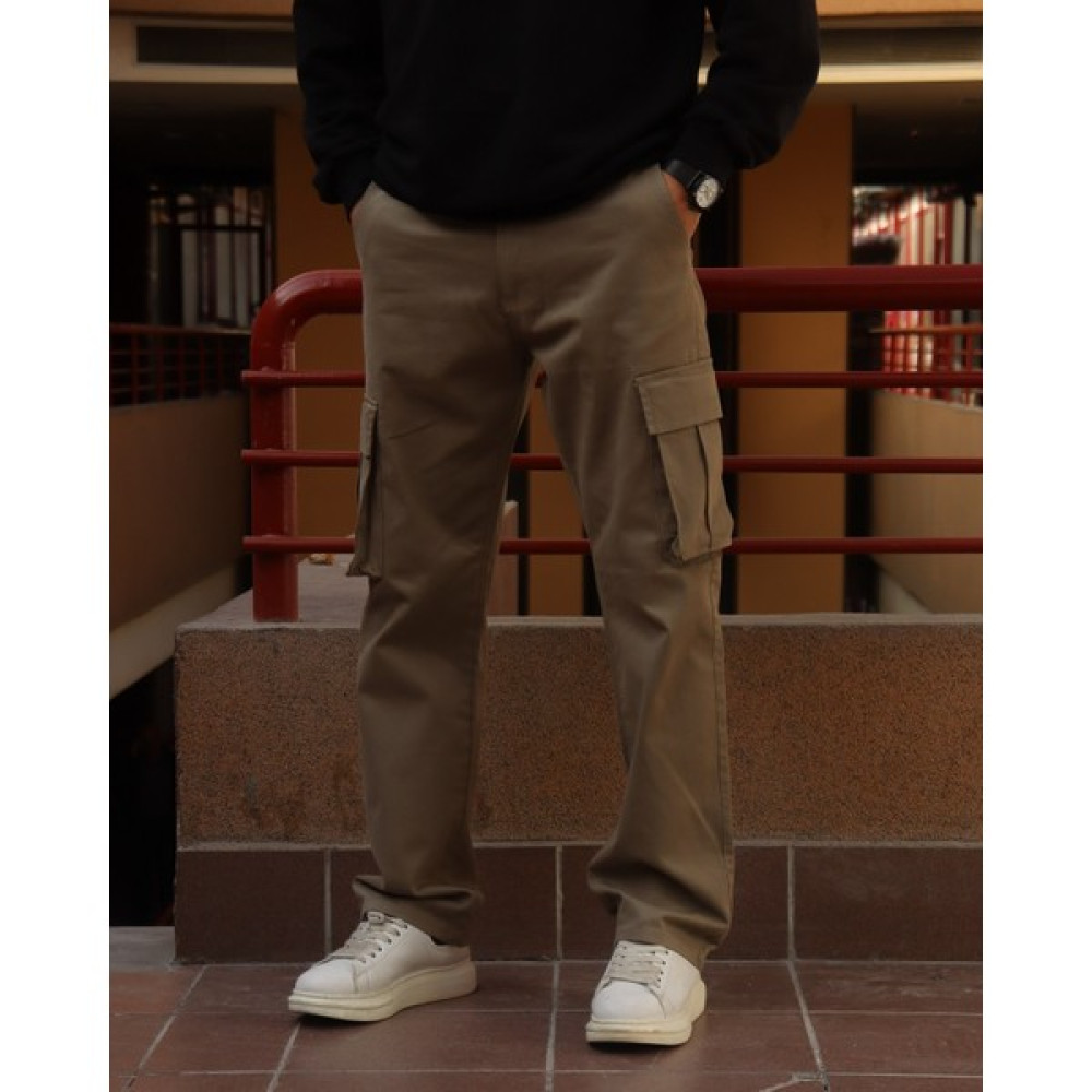 İnpool Baggy-Oversize Kalıp, Kargo Cep, Gabardin Pantolon Erkek Pantolon Fiyatı