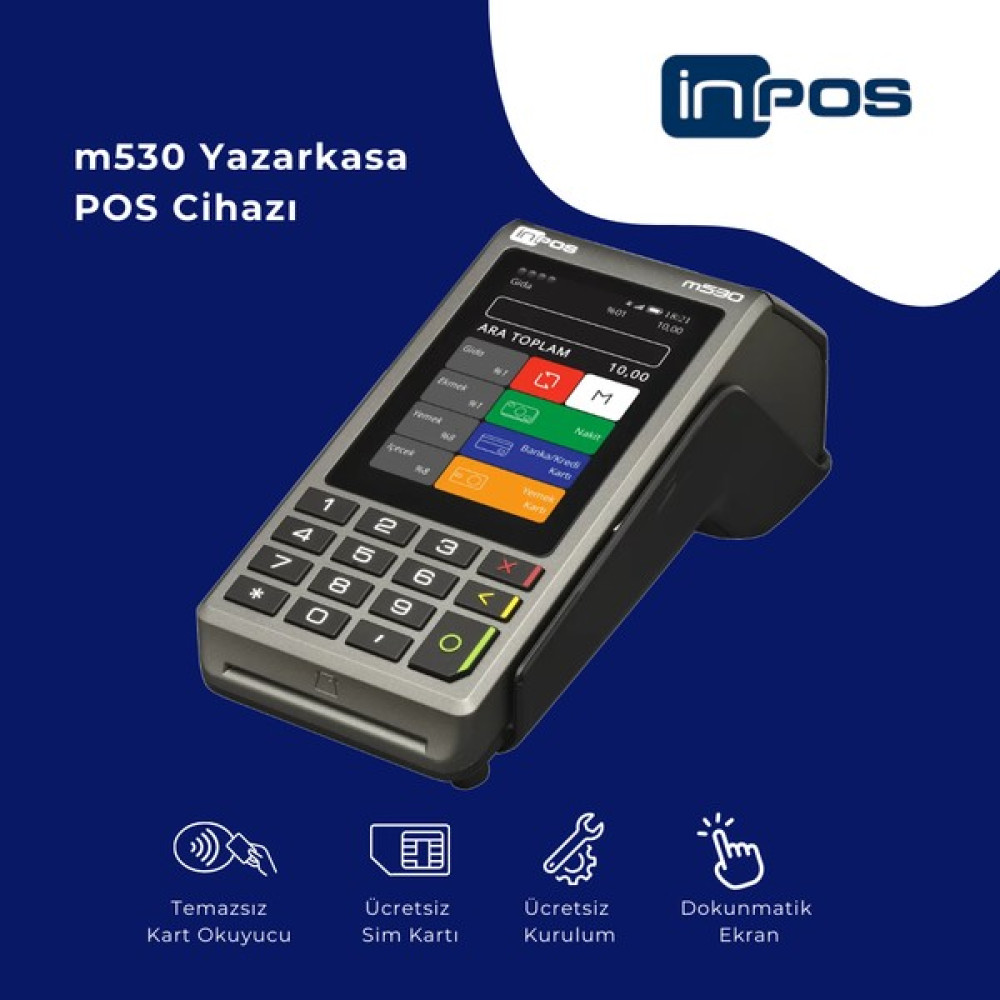 İnPos M530 Yazarkasa Pos Cihazı Yazarkasa Fiyatı