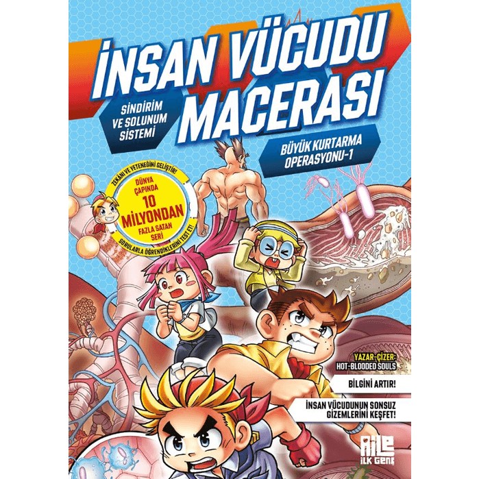 İnsan Vücudu Macerası 1 - Sindirım ve Solunum Sistemi - Hot-Blooded Souls Diğer Fiyatı