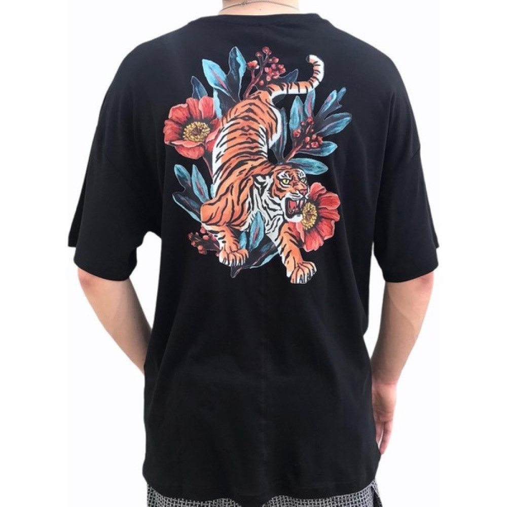 Insane Minds Kaplan Baskılı Oversize Tişört Erkek T-shirt Fiyatı