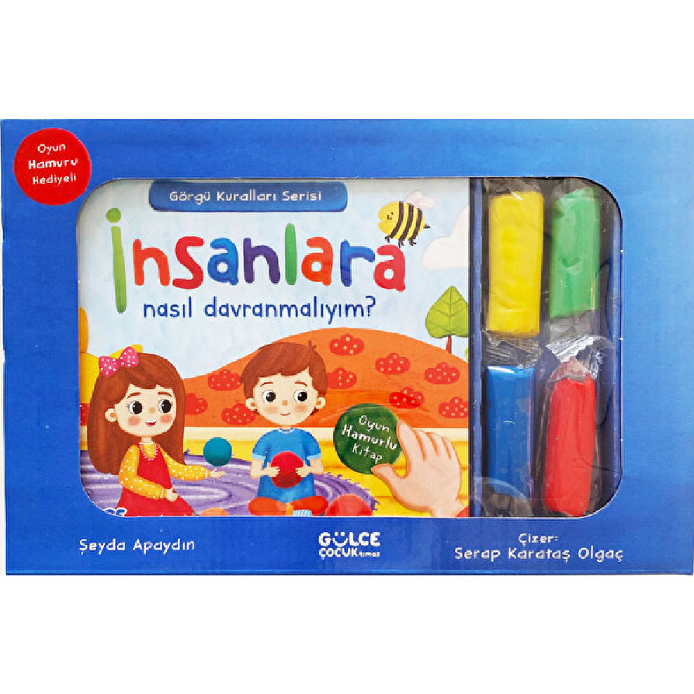Insanlara Nasıl Davranmalıyım / Görgü Kuralları Serisi / Oyun Hamurlu Kitap Seti - Şeyda Apaydın Okul Öncesi Eğitici & Öğretici Kitaplar Fiyatı