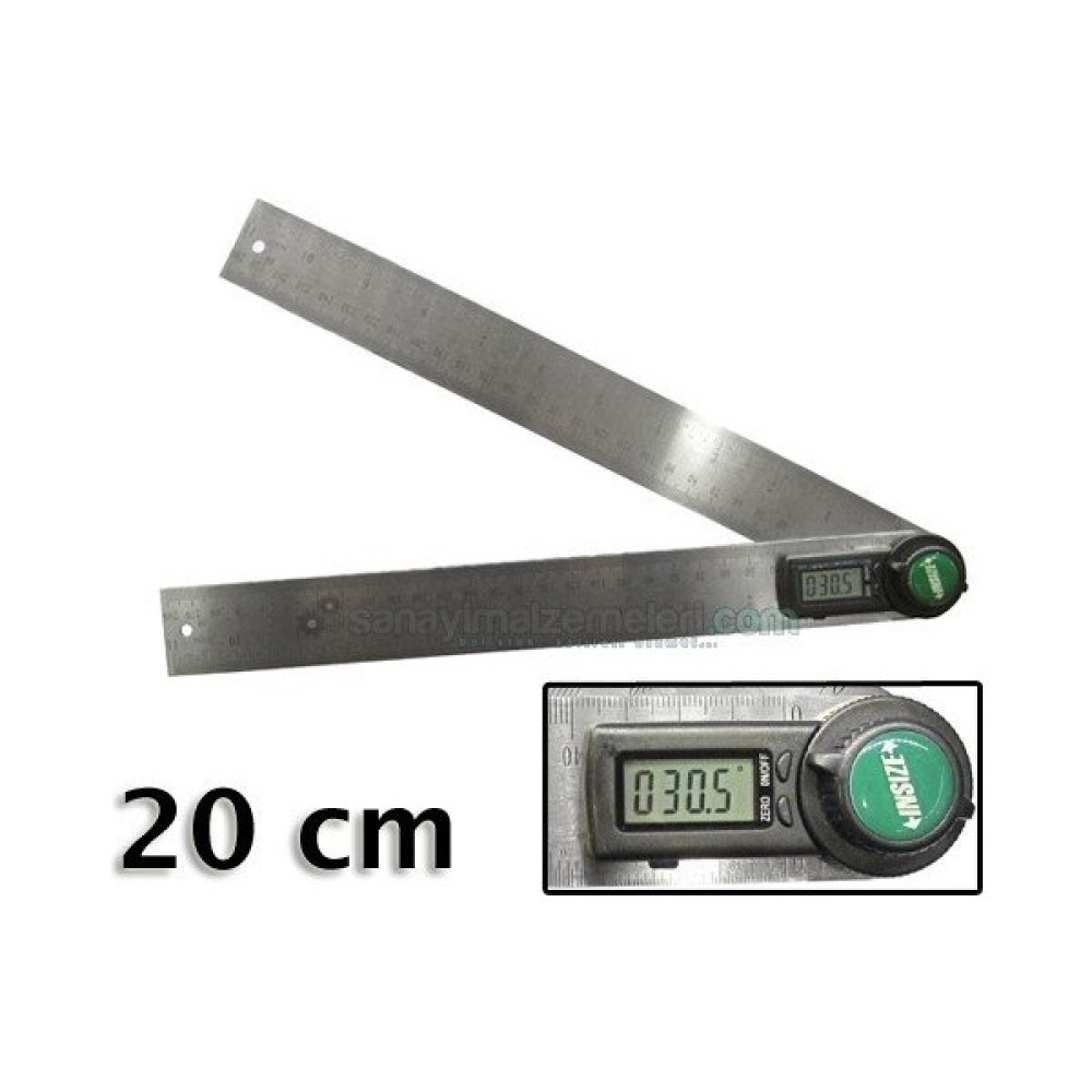 Insize 2176-200 Dijital Açı Ölçer 20 cm - Yok Diğer Test ve Ölçüm Cihazları Fiyatı