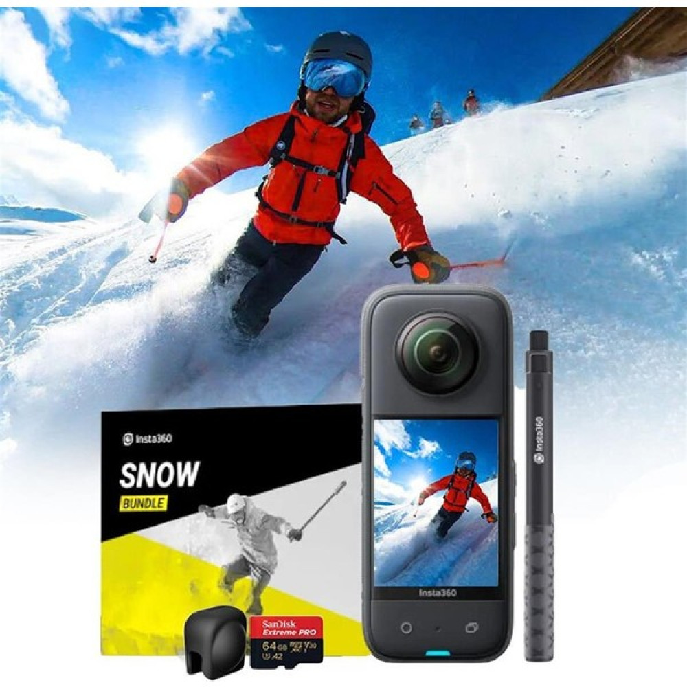 INSTA360 X3 360° Kamera Snow Kit Aksiyon Kameralar Fiyatı