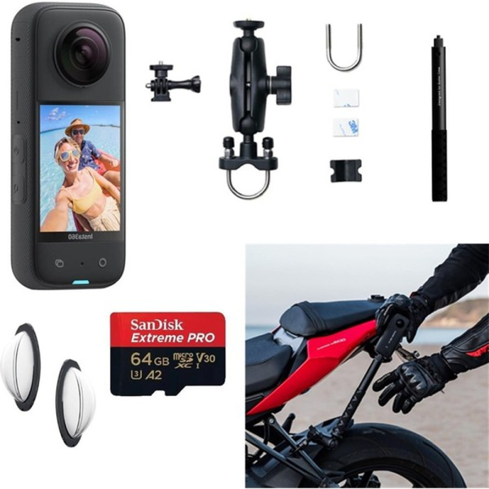 INSTA360 X3 Motorcycle U-Bolt Mount Kit Aksiyon Kameralar Fiyatı