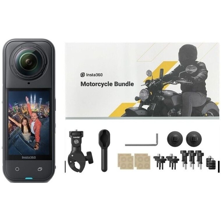 INSTA360 X5 Aksiyon Kamerası - Motosiklet Kiti - Siyah Diğer Fiyatı