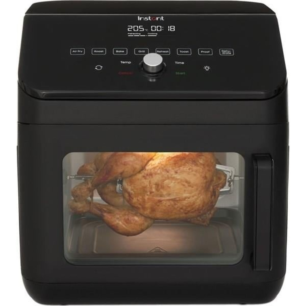 Instant 140-4101-01-EU 13 Litre 9 Programlı Yapışmaz ve Yıkanabilir Aksesuarlı Air Fryer Fırın - Siyah Fritözler Fiyatı