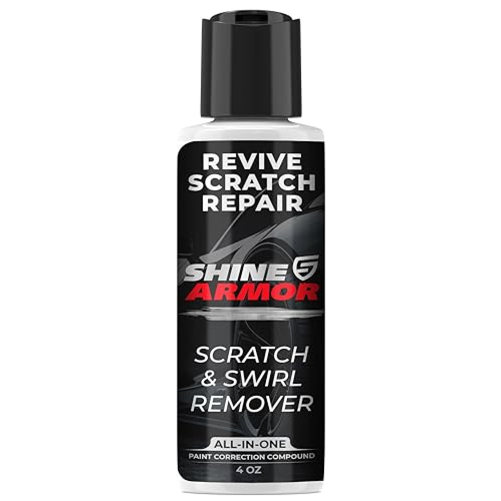 Instant Car Scratch Remover – Professional-Grade Buffer Compound for Swirls & Scratches | Safe for All Paints | by Shine Armor