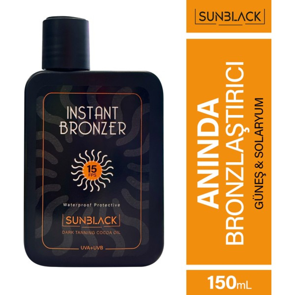İnstant Sunblack Yoğun Bronzlaştırıcı Yağ SPF 15 Oto Boyaları Fiyatı