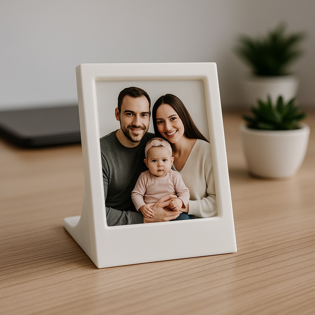 Instax Fotoğraf Çerçevesi Minimalist Dekoratif Vesikalık Masaüstü Çerçeveler Bebek Aile Çift Fotoğraf Köşesi Dekor - Beyaz Resim & Fotoğraf Çerçevesi Fiyatı