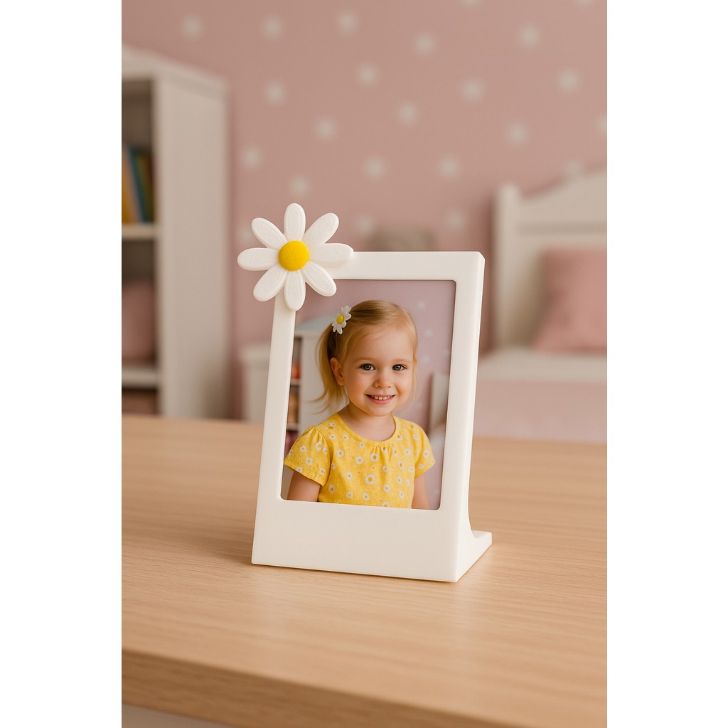 Instax Fotoğraf Çerçevesi Minimalist Dekoratif Vesikalık Masaüstü Çerçeveler Bebek Aile Çift Fotoğraf Köşesi Dekor - Sarı - Beyaz Resim & Fotoğraf Çerçevesi Fiyatı
