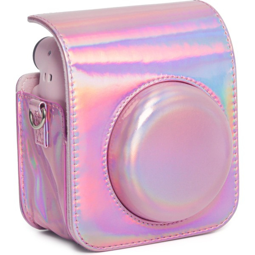 Instax Mini 12 Makine Uyumlu Pembe Parlak Deri Kılıf Oto Boyaları Fiyatı