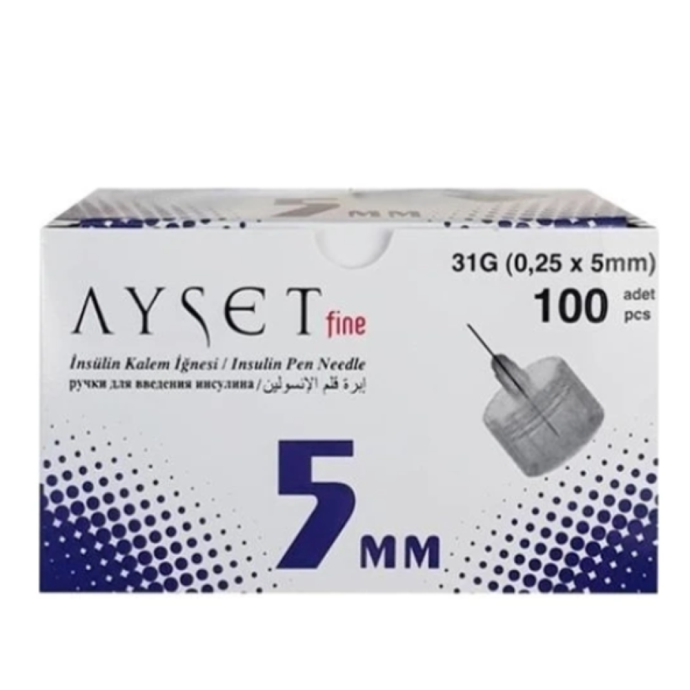Insulın Igne Ucu No:5 Mm Ayset Fıne 6 Kutu Kişisel Bakım Gereçleri Fiyatı