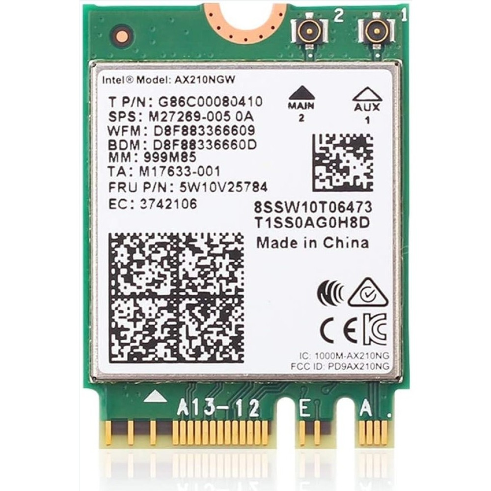 Intel AX210NGW AX210 Wi-Fi Kartı Wifi 2400MBPS Network Aksesuarları Fiyatı
