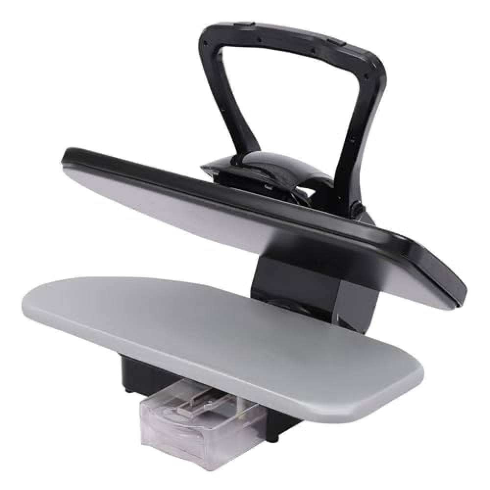 Intelligent Steam Press, 1600W Digital Steam Press with 5 Fabric Functions and Overheating Protection 26" Large Steam Press w/Touch Screen & Voice Prompts for Clothes, Sheets, and Fabrics (Black)