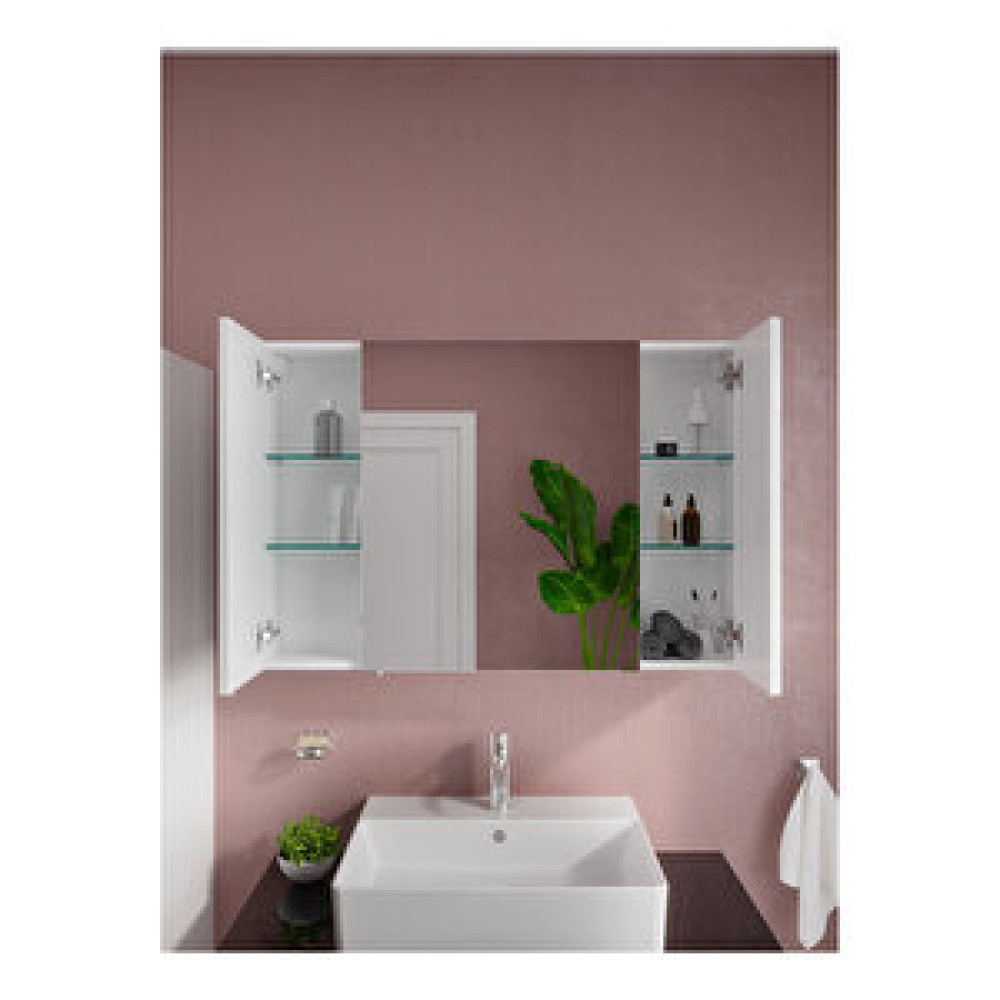 İntema Mia D.ayna,100cm,p.beyaz Banyo Dolabı / Mobilyası Fiyatı