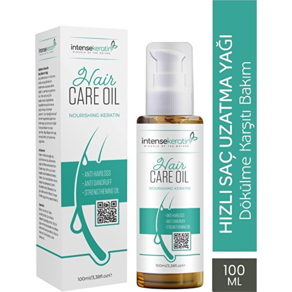 Intense Keratin Hızlı Saç Uzatma Yağı 100 ml Dökülme Karşıtı Saç Bakım Kompleksi Saç Bakım Maskeleri & Serumlar & Spreyler Fiyatı