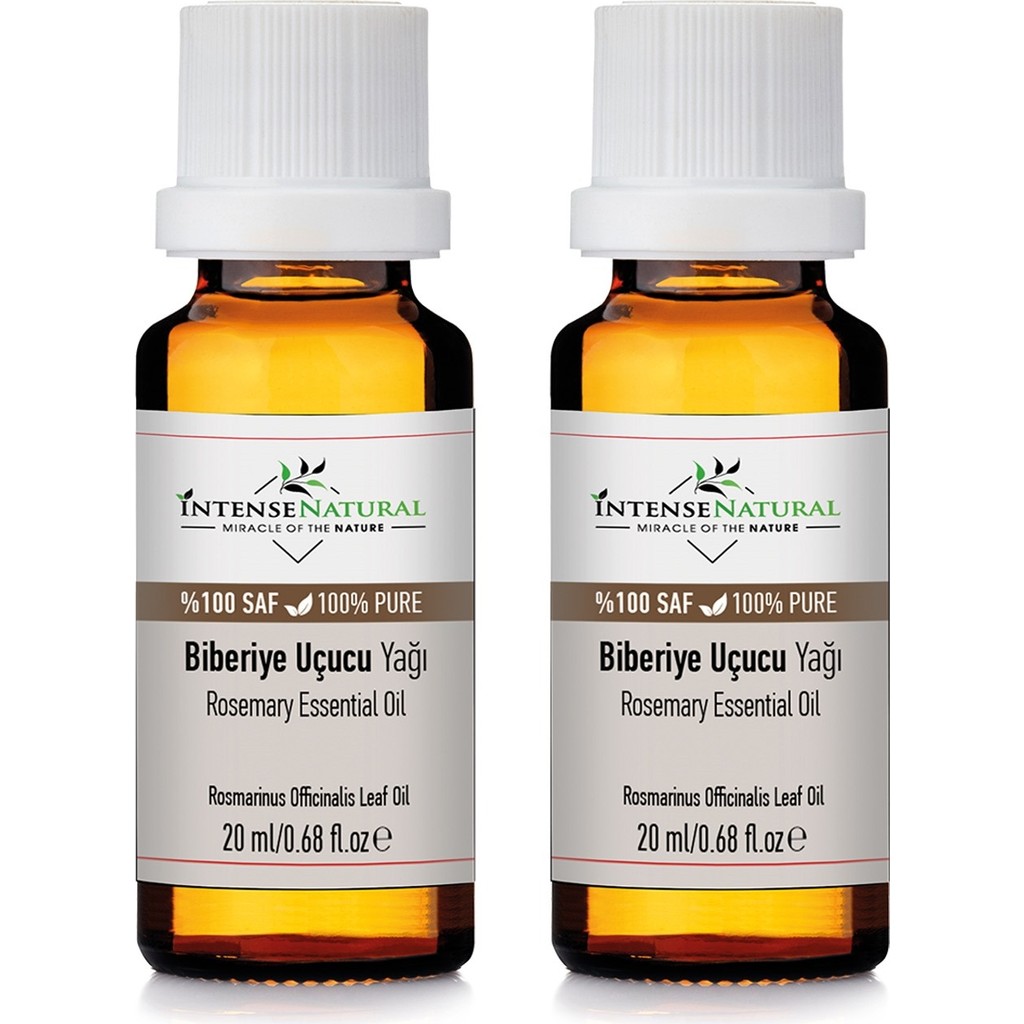 Intense Natural Biberiye Uçucu Yağı 20 ml x 2 %100 Saf ve Doğal Cilt ve Saç Bakımında Etkili - 10 ml Bitkisel Yağlar Fiyatı