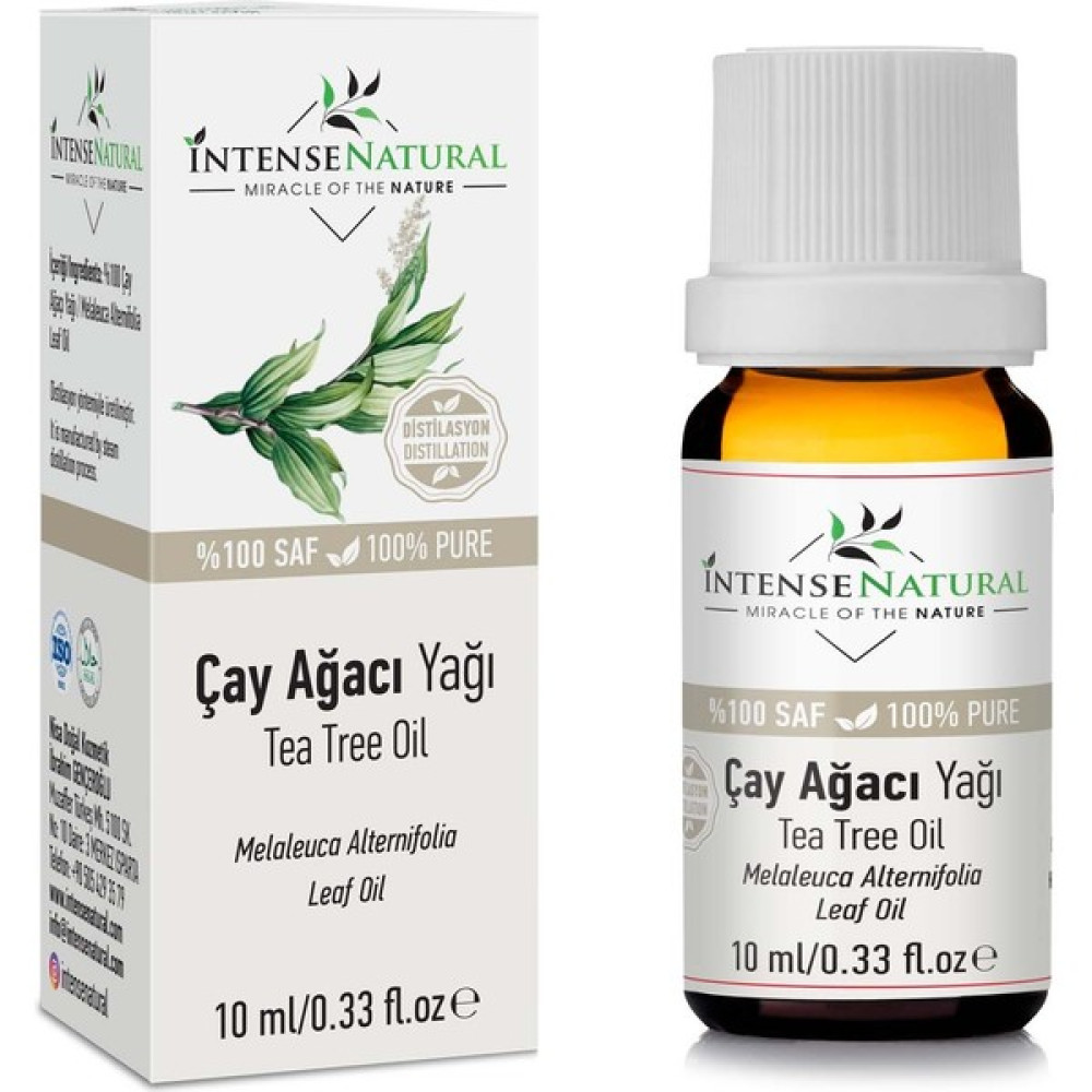İntense Natural Çay Ağacı Yağı %100 Saf Doğal ve Organik Esansiyel Bitkisel Uçucu Yağ Vegan Aromaterapi 10 ml Nemlendiriciler Fiyatı
