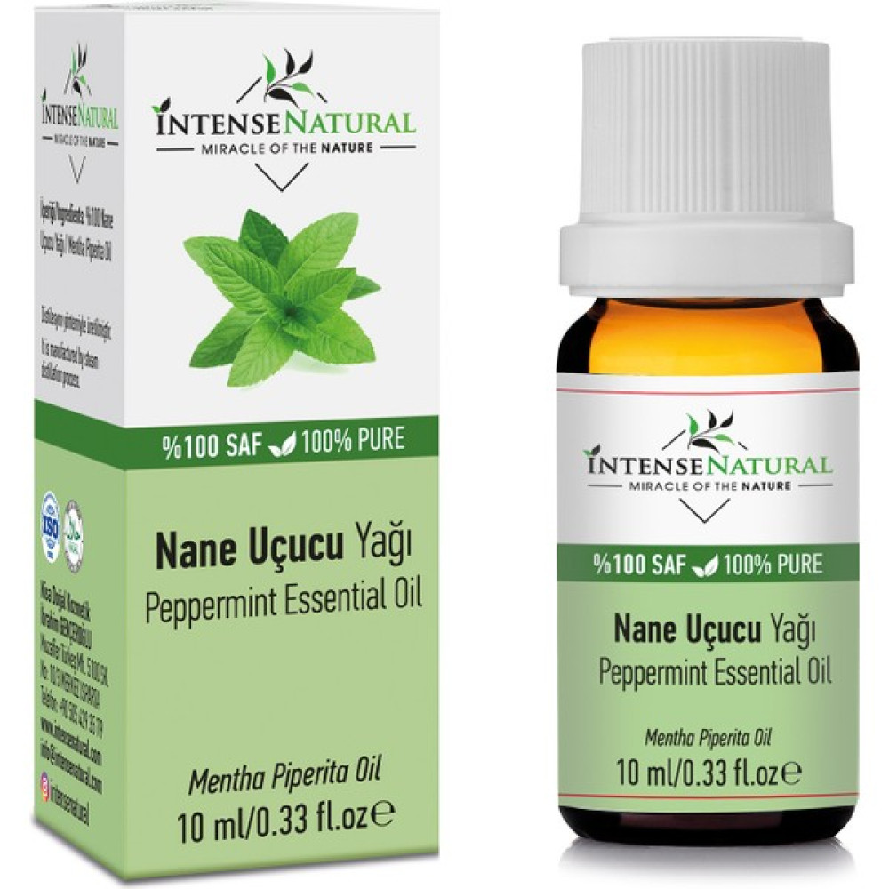 Intense Natural Nane Uçucu Yağı 10 ml %100 Saf ve Doğal Peppermint Essential Oil Bitkisel Yağlar Fiyatı