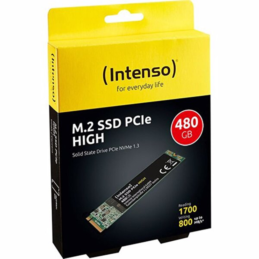 Intenso High 3834450 480 GB 1700/800 Mb/S 4 MM 3D Nand Nvme Pcıe M.2 SSD SSD / Solid State Drive Fiyatı