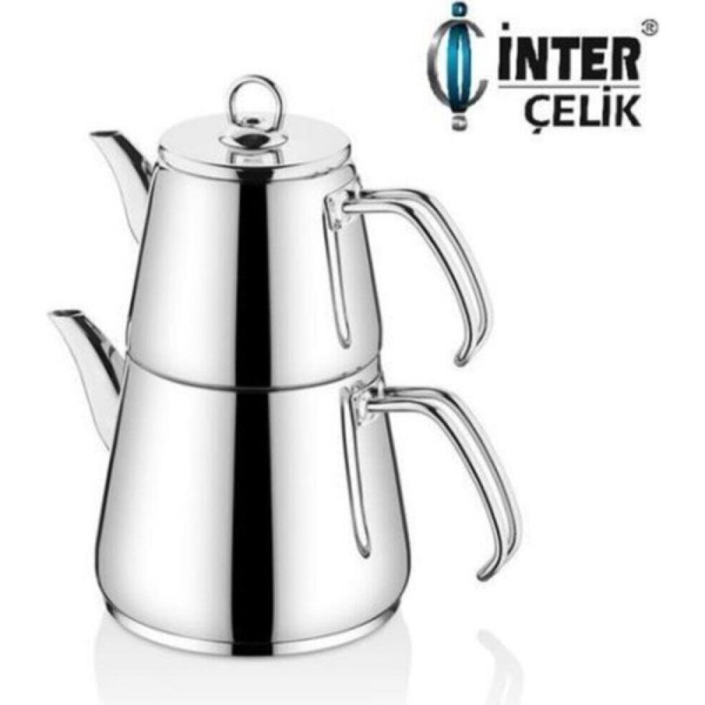 İNTER ÇELİK Inter Celik Inter Çelik Hanzade Aile Boyu Çaydanlık Sade Çay / Çaydanlık Setleri Fiyatı