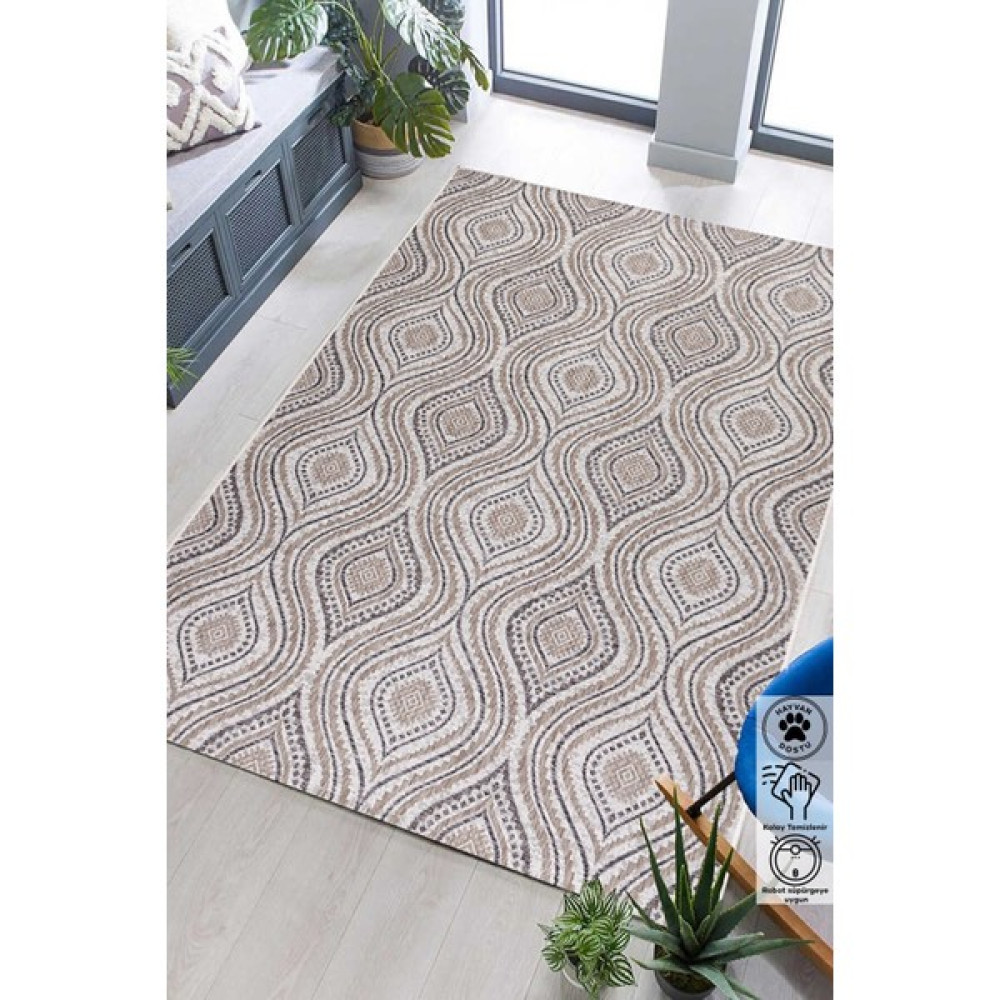 İnter Halı Magic Modern Kolay Temizlenebilen Salon Halısı Oturma Odası Bahçe Halısı Mutfak Balkon Halısı - 80 x 150 cm Salon Halısı Fiyatı