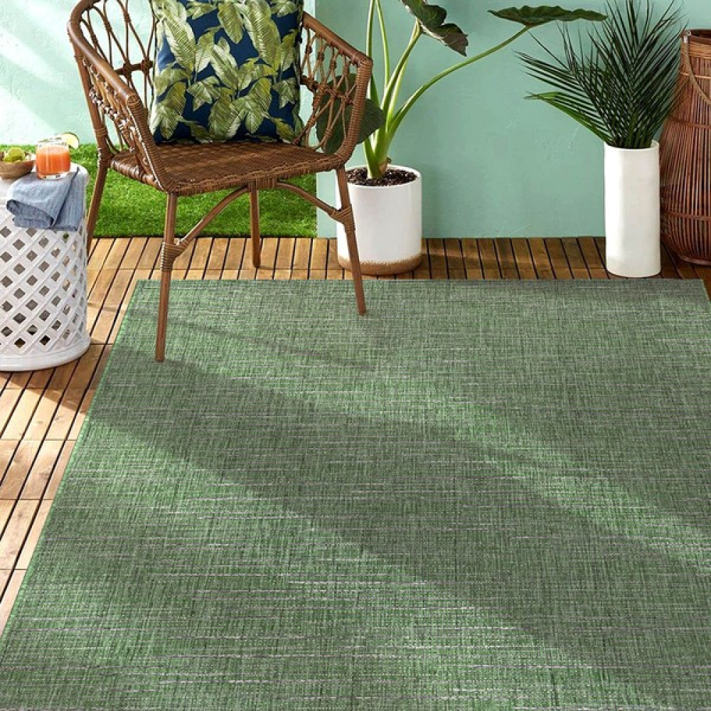 İnter Halı Magic Sisal Yeşil Renkli Bahçe Balkon Oturma Odası Salon iç ve dış mekan halı - ​80 x 150 cm Salon Halısı Fiyatı