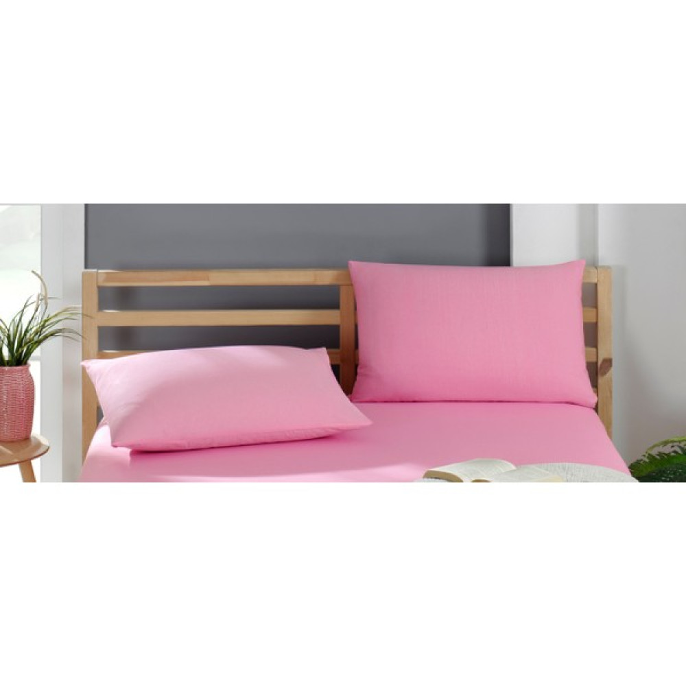 Inter Z 2 Adet Pamuklu Yastık Kılıfı 50 x 70 cm - Pembe Yastık Kılıfı Fiyatı