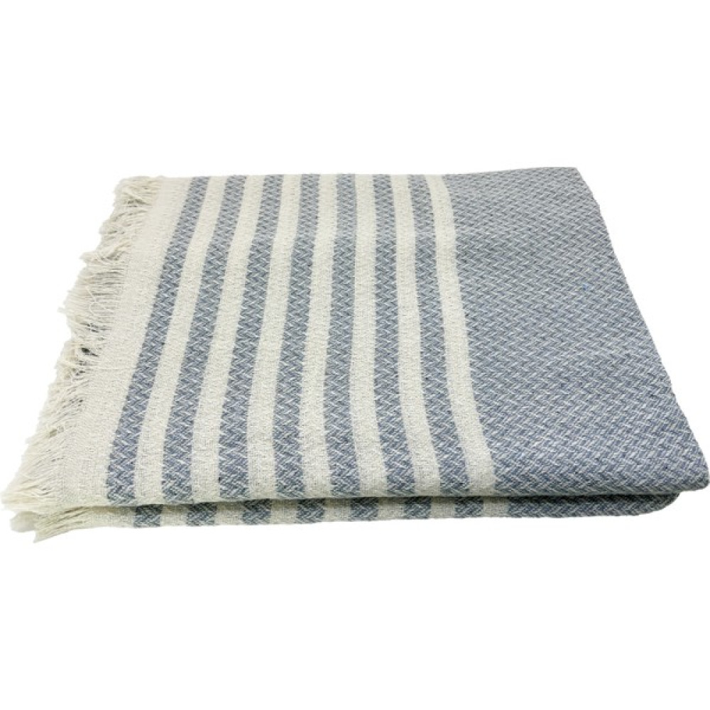 Inter Z Örgü Desenli Saçaklı Tek Kişilik Pike 170X220 cm - Mavi Pike & Pike Takımı Fiyatı