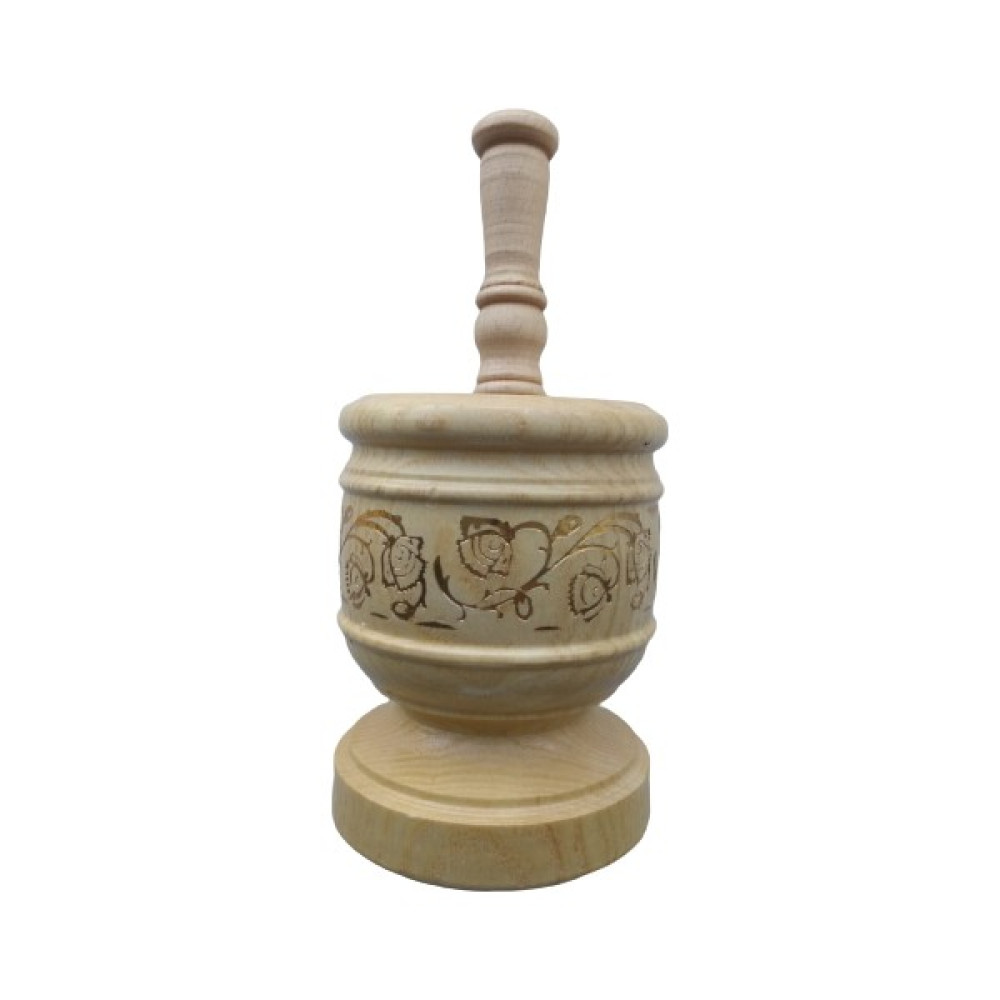 Interbag Ahşap Havan Desenli Büyük Boy 11 x 9 cm Mutfak Gereçleri Fiyatı