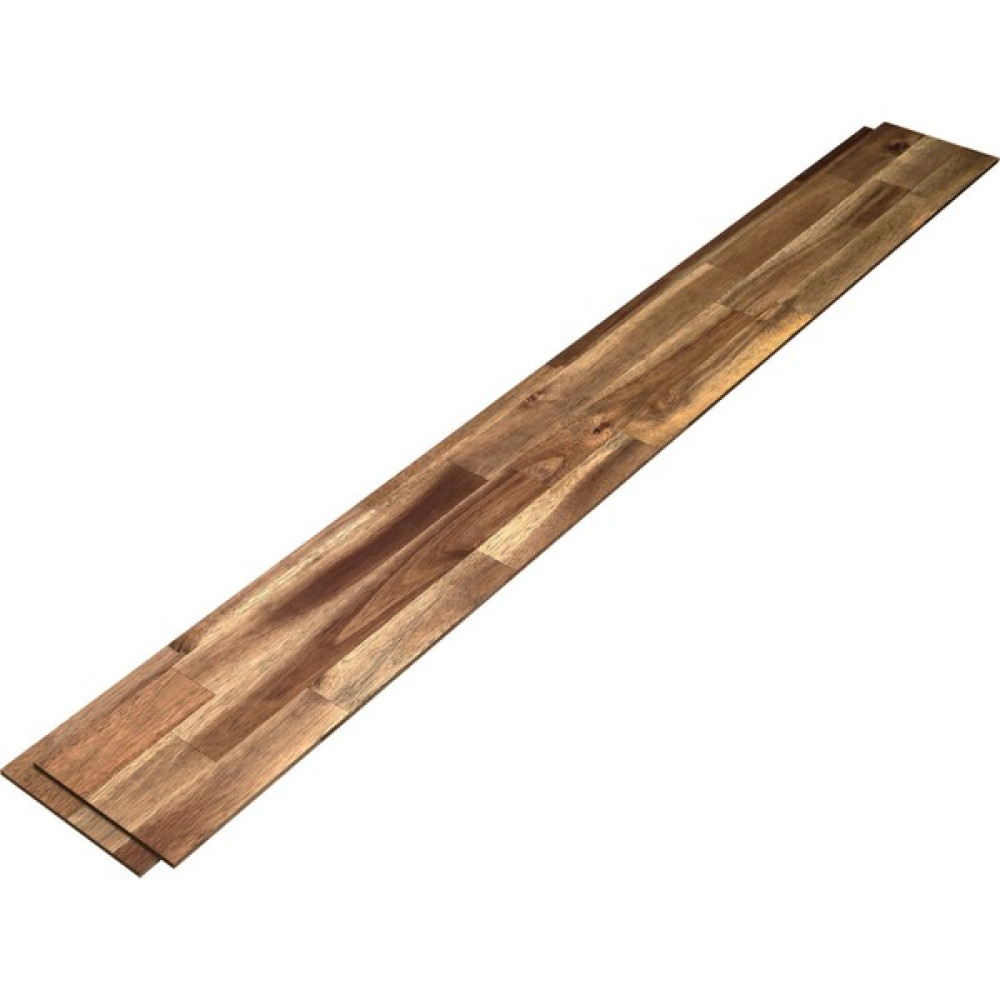 INTERBUILD REAL WOOD Interbuild Akasya Masif Ahşap Duvar Panelleri Shiplap 1219X152X10 Mm, 5'li Paket, Kahverengi Ofis Mobilya Aksesuarları Fiyatı