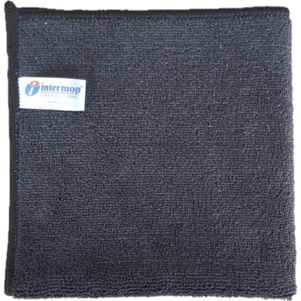 İntermop Mikrofiber Temizlik Bezi Kalın Dokulu Siyah 40x40 cm 10 lu Paket - Standart Diğer Fiyatı