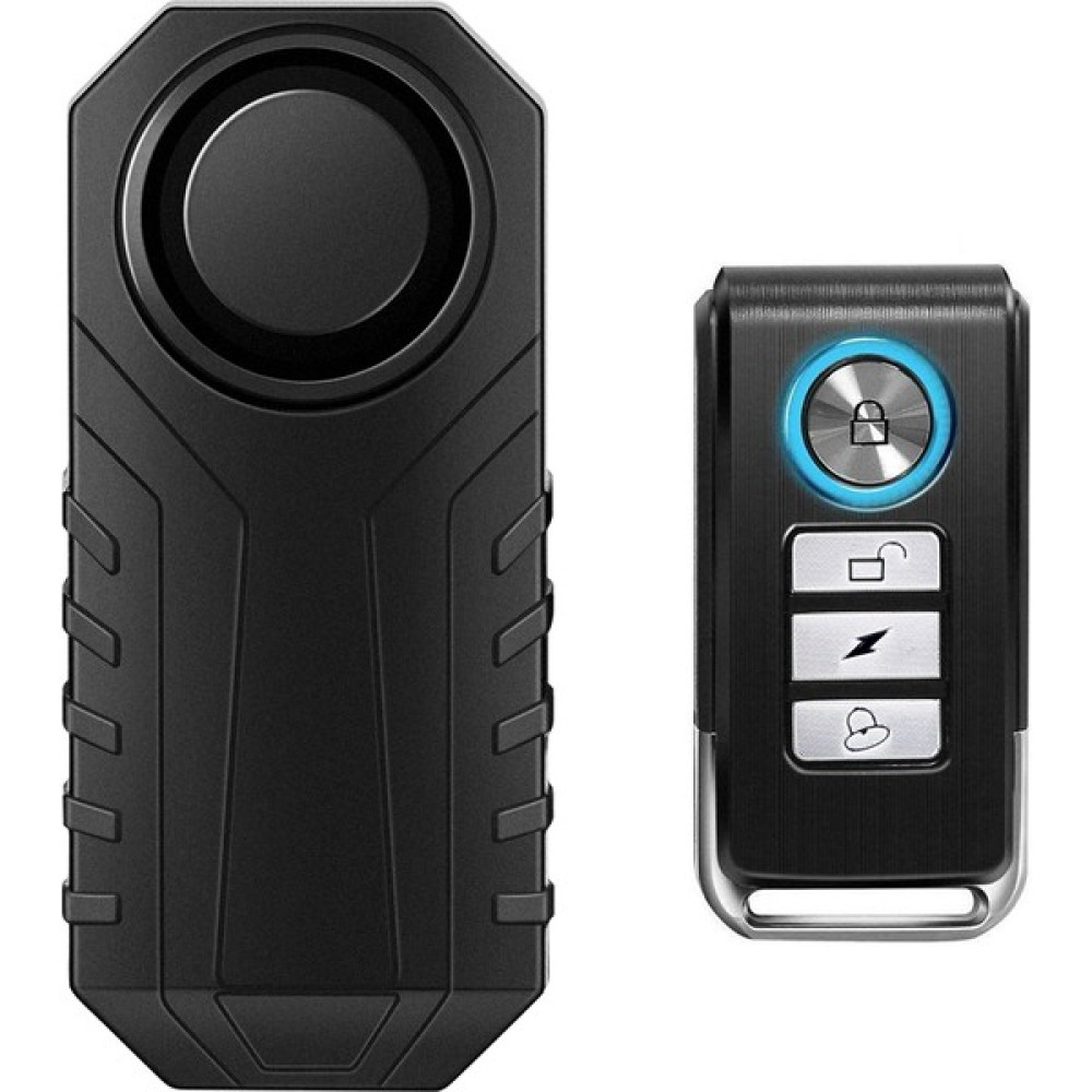 Inters Tech Motosikletler Bisiklet Evler Için Kablosuz Anti-Hırsızlık Su Geçirmez Kablosuz Uzaktan Kumanda Alarm Bisikletler Fiyatı